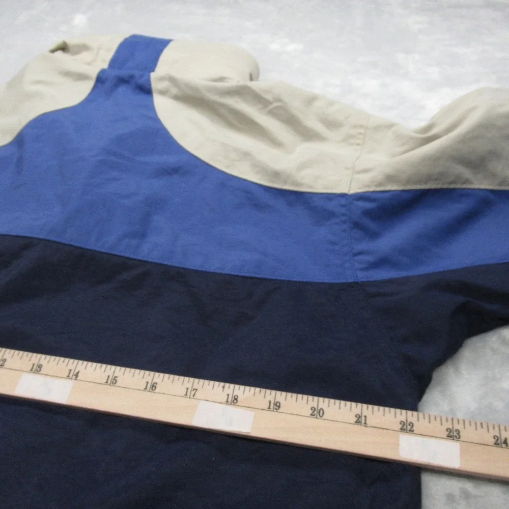 Columbia Jacket Mens Small‎ Blue Colorblock Convert Full Zip Waterproof Vintage